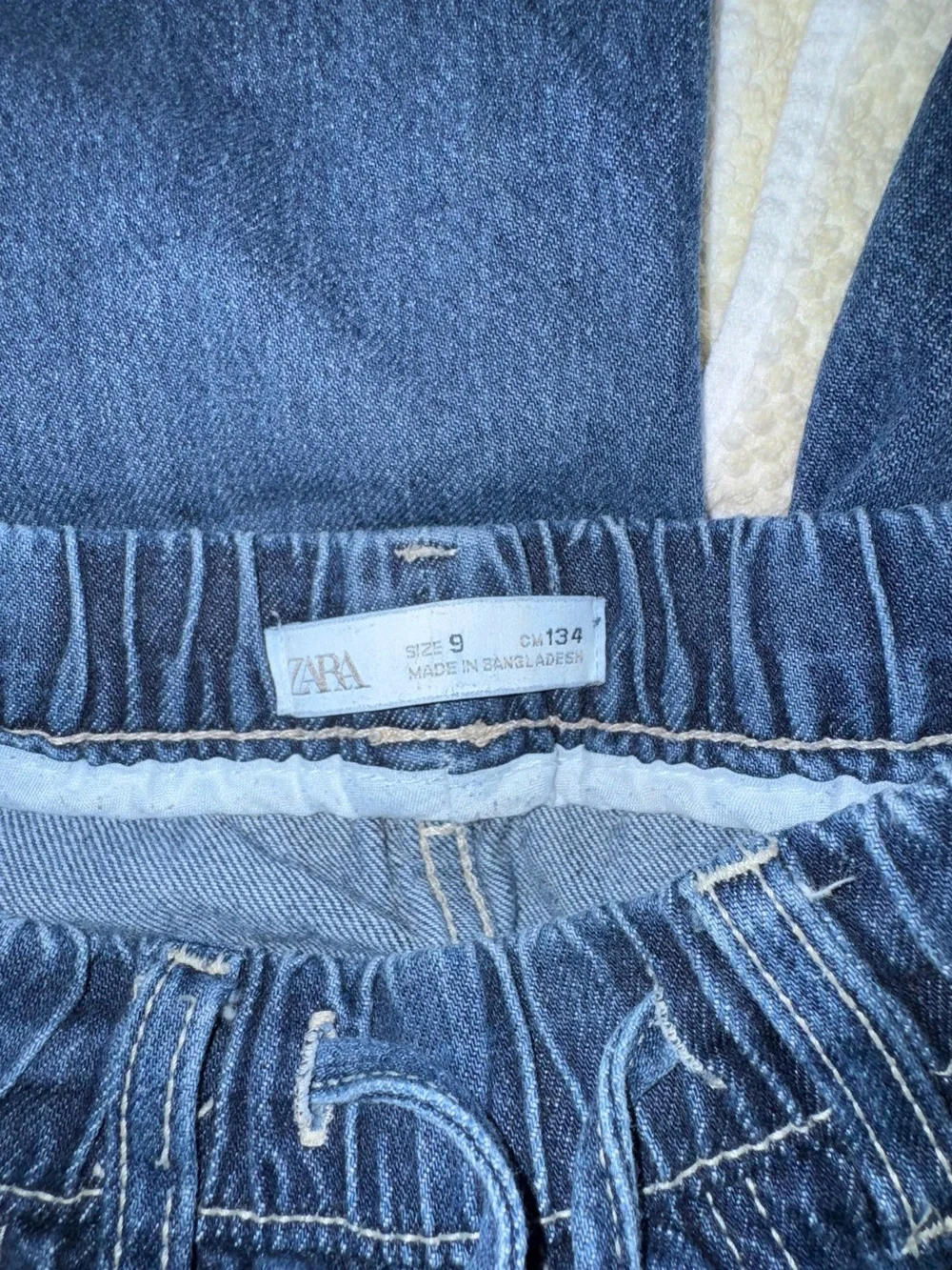 Zara Dark Blue Wide-Leg Kids Jeans